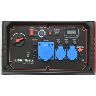 Инверторен генератор KraftDele KD3164/ 6,7kW/ 12/230V + USB/ 15 л Инверторен генератор KraftDele KD3164/ 6,7kW/ 12/230V + USB/ 15 л