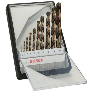 Свредла HSS-Co за метал на Bosch - 10 броя в кутия