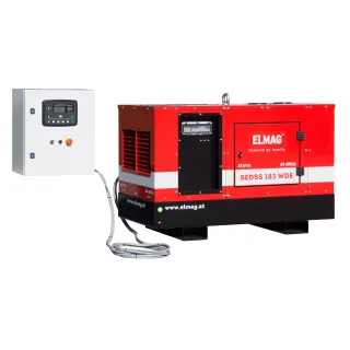 Комплект авариен генератор с контролен модул и автоматика ELMAG SEDSS 183WDE-ASS/ 400V/18 kVA/63л