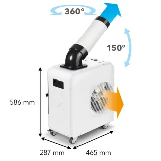 Мобилен климатик TROTEC Spotcool PT 2000 SP/ 950W/ 2000W