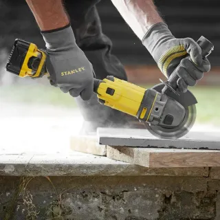Акумулаторен ъглошлайф Stanley SFMCG400B/ 18V/ 125 мм Акумулаторен ъглошлайф Stanley SFMCG400B/ 18V/ 125 мм