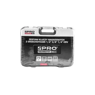 Комплект тресчотка с вложки PRO PRO-WK429/ 216 части