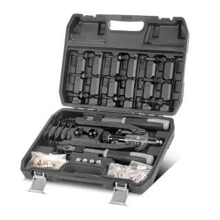 Комплект клещи за нитове и нитове STAHLWERK 6499/ 85 части Комплект клещи за нитове и нитове STAHLWERK 6499/ 85 части