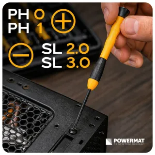 Комплект отвертки, чук, клещи и др. монтажни аксесоари Powermat PM-ZW-126ZN/ 126 бр. Комплект отвертки, чук, клещи и др. монтажни аксесоари Powermat PM-ZW-126ZN/ 126 бр.