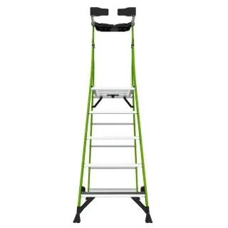 Професионална двураменна стълба Little Giant Fortress Platform 5 Step/ 170 кг