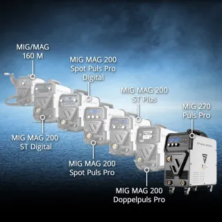 Заваръчен апарат STAHLWERK MIG/MAG 270 Pulse Pro/ 400V/ 270A