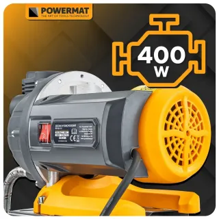 Хидрофорна помпа с резервоар POWERMAT PM-HD-19J/ 400W Хидрофорна помпа с резервоар POWERMAT PM-HD-19J/ 400W