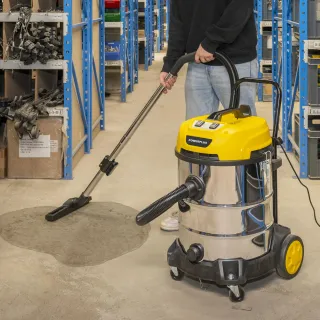 Прахосмукачка за мокро/сухо почистване Power Plus POWX3250/ 2x1200W/ 60L