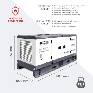 Авариен генератор за ток KOENNER-SOEHNEN KS 110-3BE/ 110 kVA