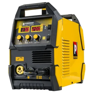 Инверторен заваръчен апарат POWERMAT PM-IMGT-200LN/ 200A