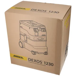 Професионална прахосмукачка Mirka DEXOS 1230 M AFC/ 1200W/ 30л Професионална прахосмукачка Mirka DEXOS 1230 M AFC/ 1200W/ 30л