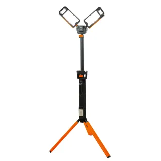 Телескопична LED лампа с триножник и 2 въртящи се глави Mondelin 865070/ 7,3V/ 4Ah