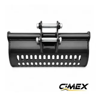 Пресяваща кофа за мини багер CIMEX CHE12RS-SB-600/ 600 мм