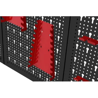 Метален перфориран панел за инструменти KraftDele KD11895/ 120x60 см