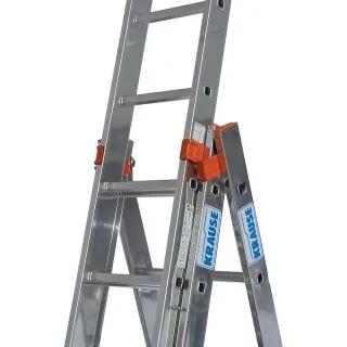 Трираменна алуминиева стълба със стълбищна функция KRAUSE TRIBILO 3x12