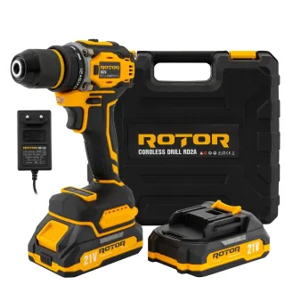 Акумулаторен винтоверт ROTOR RD2A/ 21V/2х2Ah