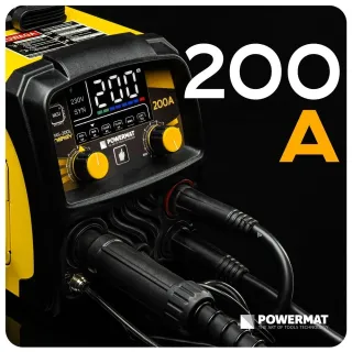 Инверторен заваръчен апарат POWERMAT PM-PAS-200L/ 200A
