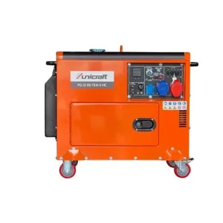 Дизелов генератор звукоизолиран UNICRAFT PG-D 80 TEA-S HC/ AVR/ 7.5kW/ 400V/ 15л Дизелов генератор звукоизолиран UNICRAFT PG-D 80 TEA-S HC/ AVR/ 7.5kW/ 400V/ 15л