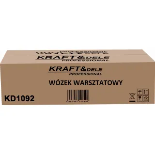 Мобилна количка за инструменти KraftDele KD1092/ 3 рафта Мобилна количка за инструменти KraftDele KD1092/ 3 рафта