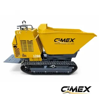 Верижен мини дъмпер с реверсивна кофа CIMEX WB-1200R/ 1200 кг/ 15 к.с.