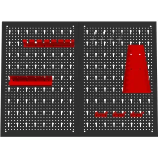 Метален перфориран панел за инструменти KraftDele KD11896/ 80x60см Метален перфориран панел за инструменти KraftDele KD11896/ 80x60см