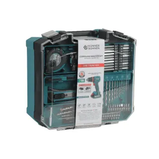Комплект винтоверт + 74 аксесоара в куфар KOENNER-SOEHNEN KS ID20V-60 KIT 74/ 20V/ 2Ah