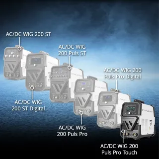 Mногофункционален TIG заваръчен апарат STAHLWERK AC/DC 200 Pulse Pro Touch/ 200A Mногофункционален TIG заваръчен апарат STAHLWERK AC/DC 200 Pulse Pro Touch/ 200A