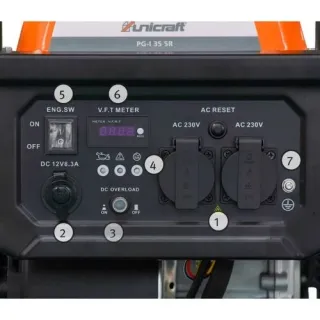 Инверторен бензинов генератор UNICRAFT PG-I 35 SR/ 3.5kW