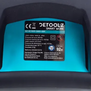 Електрическа водоструйка Detoolz DZ-EC1001-S001-G01/ 1400W