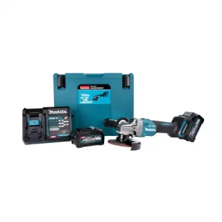 Акумулаторен ъглошлайф Makita GA005GM201 XGT/ 40 V/ 2x4 Ah