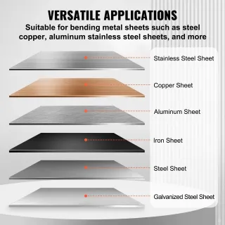 Машина за огъване на ламарина VEVOR W-1.0X610A/ 610 мм Машина за огъване на ламарина VEVOR W-1.0X610A/ 610 мм