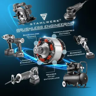 Акумулаторен компресор за въздух STAHLWERK ADK-20 ST/ 20V/ 2Ah