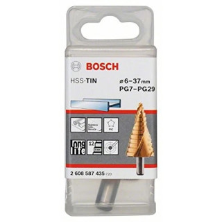 Стъпаловидно свредло HSS-TiN на Bosch 6 - 37 mm