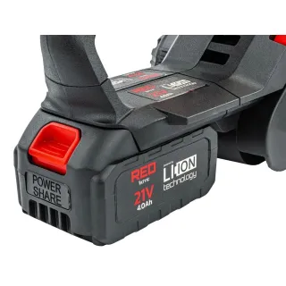 Акумулаторен верижен трион RED TECHNIC RTPAK0124/ 21V/ 2x4Ah