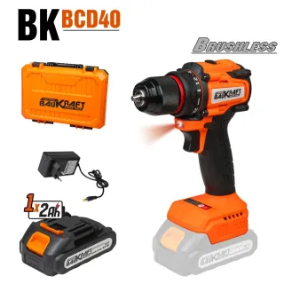 Акумулаторен винтоверт Baukraft BK-BCD40/ 18V/ 2Ah