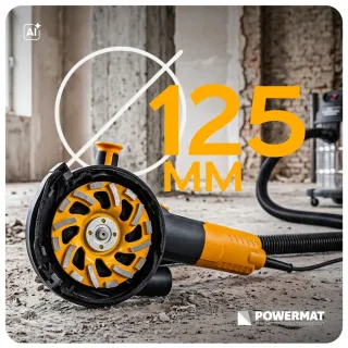 Шлайф машина за бетон Powermat PM-SDB-1400T/ 1400W/ 125 мм
