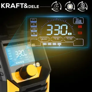 ПРОМО ПАКЕТ! Заваръчна маска STAHL The Welding Helmet -True Color DIN 9-13 + Инверторен заваръчен апарат KraftDele KD3430/ 330A