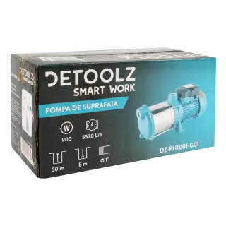 Повърхностна помпа Detoolz DZ-PH1001-G01/ 900W