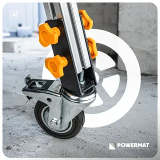 Система за пренасяне на широкоформатни плочки с колела Powermat PM-RDPP-150MK/ 150 кг Система за пренасяне на широкоформатни плочки с колела Powermat PM-RDPP-150MK/ 150 кг