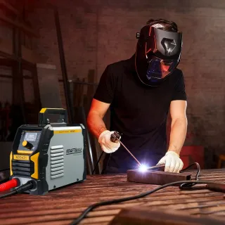 Инверторен заваръчен апарат KraftDele KD3431/ 340A Инверторен заваръчен апарат KraftDele KD3431/ 340A