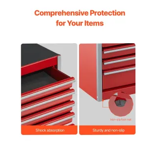 Кутия за инструменти с чекмеджета VEVOR TBHG-905RD Кутия за инструменти с чекмеджета VEVOR TBHG-905RD