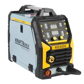 Инверторен заваръчен апарат KraftDele KD3434/ 255А Инверторен заваръчен апарат KraftDele KD3434/ 255А