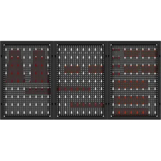 Метален перфориран панел за инструменти KraftDele KD11898/ 120 х 60 см Метален перфориран панел за инструменти KraftDele KD11898/ 120 х 60 см