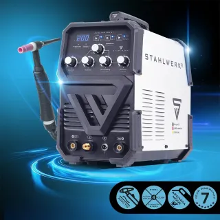 Комбиниран инверторен заваръчен апарат STAHLWERK AC/DC TIG 200 ST/ 200A
