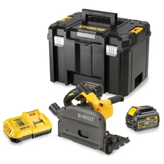 Акумулаторен потапящ циркуляр DeWALT DCS520T2-QW/ 54/18V/ 2/6 Ah