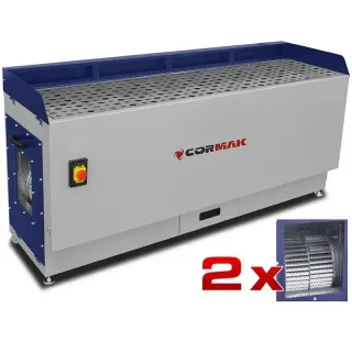 Маса за шлайфане на метал с екстракция CORMAK DT1500M/ 2 x 0,75 kW