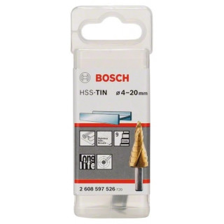 Стъпаловидно свредло HSS-TiN на Bosch 4 - 20 mm
