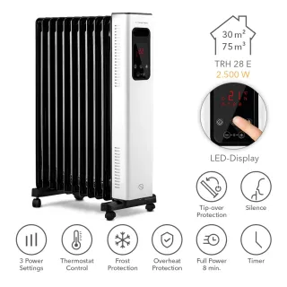 Маслен радиатор TROTEC TRH 28 E/ с дисплeй/ 2,5kW Маслен радиатор TROTEC TRH 28 E/ с дисплeй/ 2,5kW