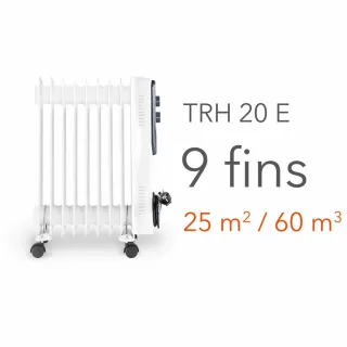 Маслен радиатор TROTEC TRH 20 E/ с термостат / 2kW