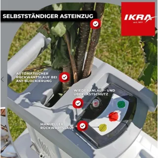 Електрическа дробилка за клони IKRA ILH 3200A/ 3200 W